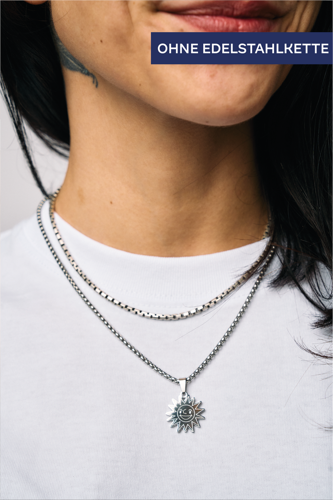 Merkur Kette mit Sonnenanhänger 