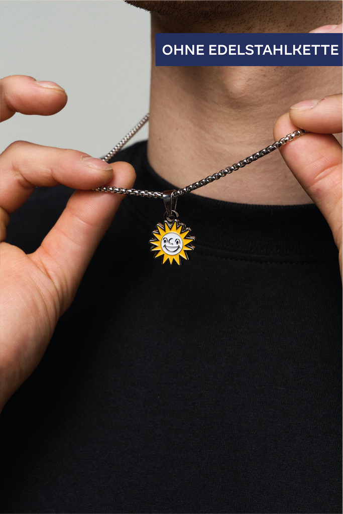 Kette mit Sonnen-Merkur Anhänger